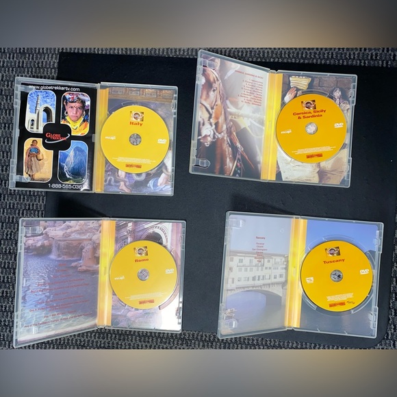 GlobeTrekker
TravelGuide DVD Set of 4
Italy,Rome,Corsica,Sicily,Sardinia,Tuscany - Picture 4 of 7